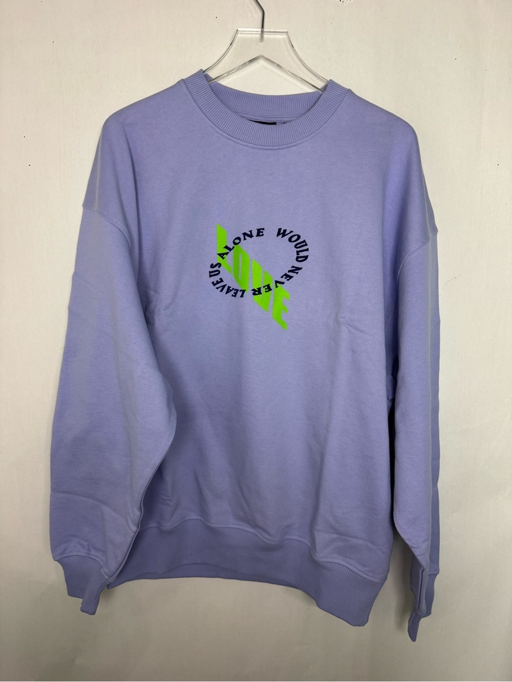 Daily Paper Purple Logo Sweatshirt Size M100% Cotton